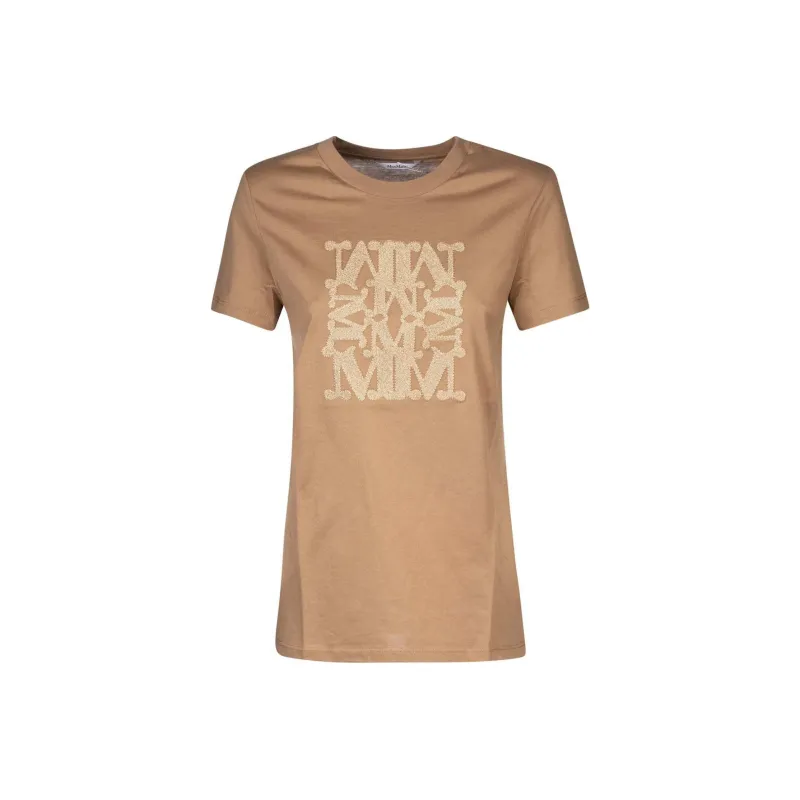 MaxMara Crewneck Short Sleeved T Shirt-0