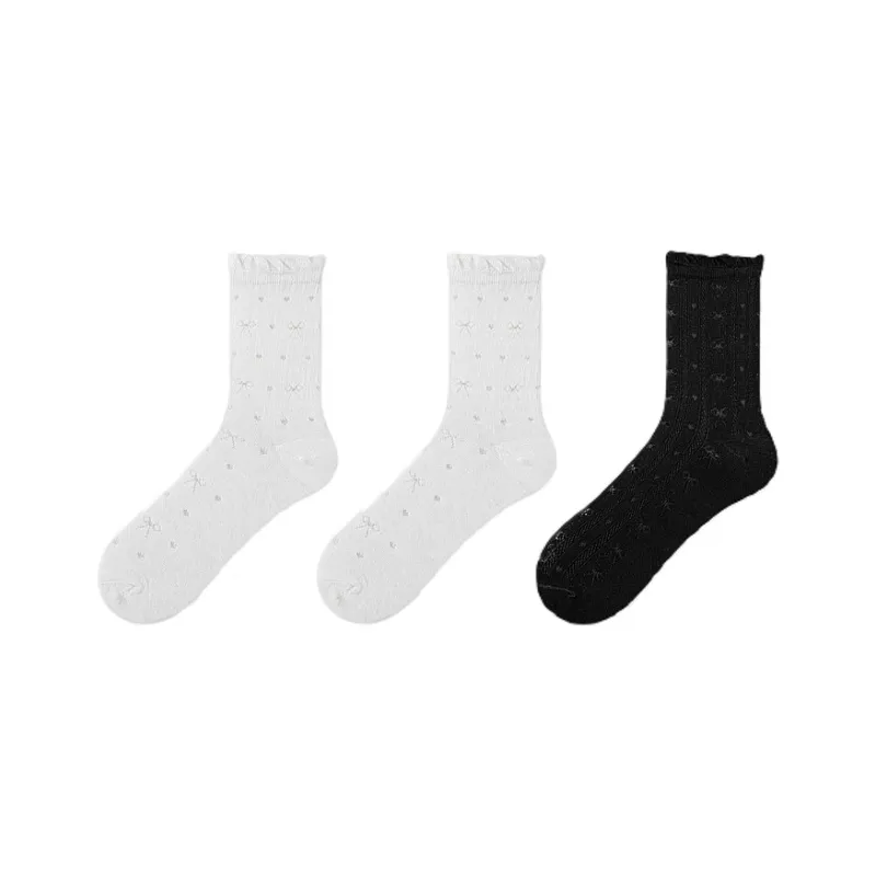 H YXIANG Mid Calf Socks Women's Combo Set-6