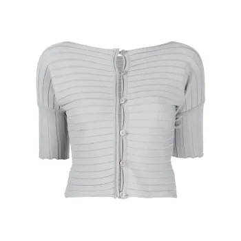 LOW CLASSIC Ribbed Buttoned Fine knitted Top
