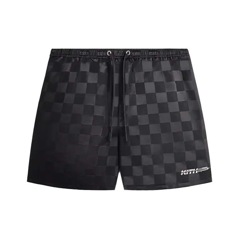 KITH Checkered Satin Collins Short-0