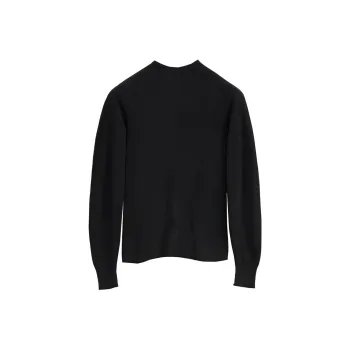 Lemaire Seamless Mock Neck Jumper Sweater Women's Black