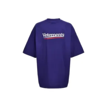 Vetements T-Shirts Women's Blue