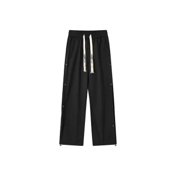 TOUHAOQINGNIAN Casual Pants Men's Black