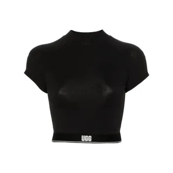 UGG Trina Mock-Neck Cropped Top