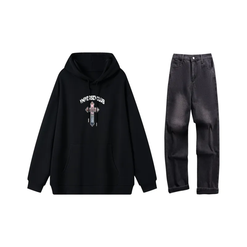 VniVerseVClub Sweatshirt Set Unisex-8