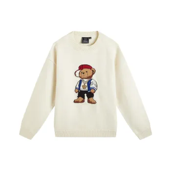FUN x Teddy Zoo FW24 Sweater Women's Gray Beige