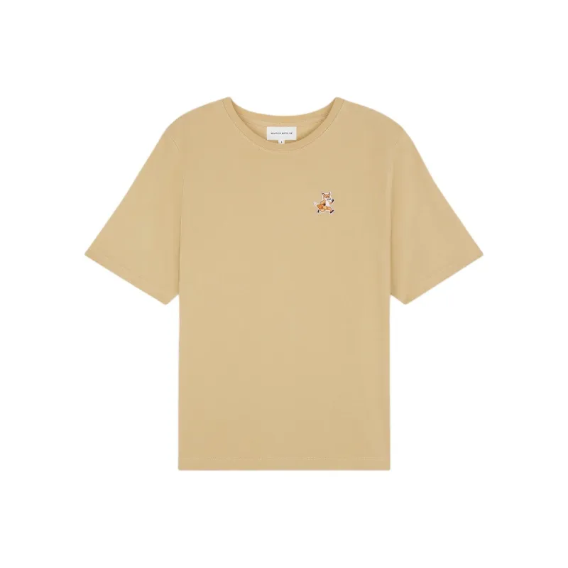 Maison Kitsune Speedy Fox Patch Crewneck T-Shirt-0