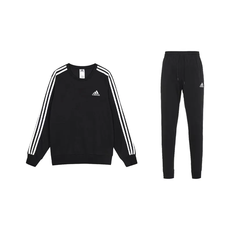 Adidas Sweatshirt Set Unisex Black-0