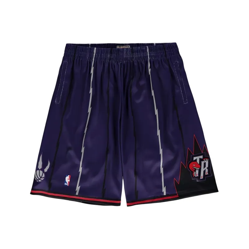 NBA x Mitchell & Ness Toronto Raptors Big & Tall Hardwood Classics Casual Shorts Men's Purple-0