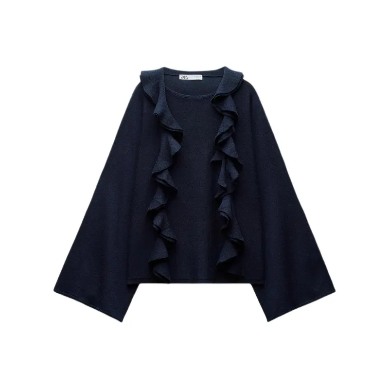 ZARA Sweater Women's Marine Blue-0