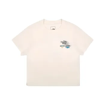 THE NORTH FACE Set in Sleeve T Shirt Women's Beige