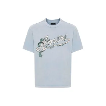 AMIRI Filigree Tee 'Ashley Blue'