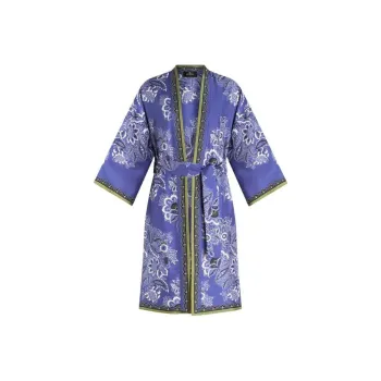 ETRO Floral Printed Belted Waist Robe