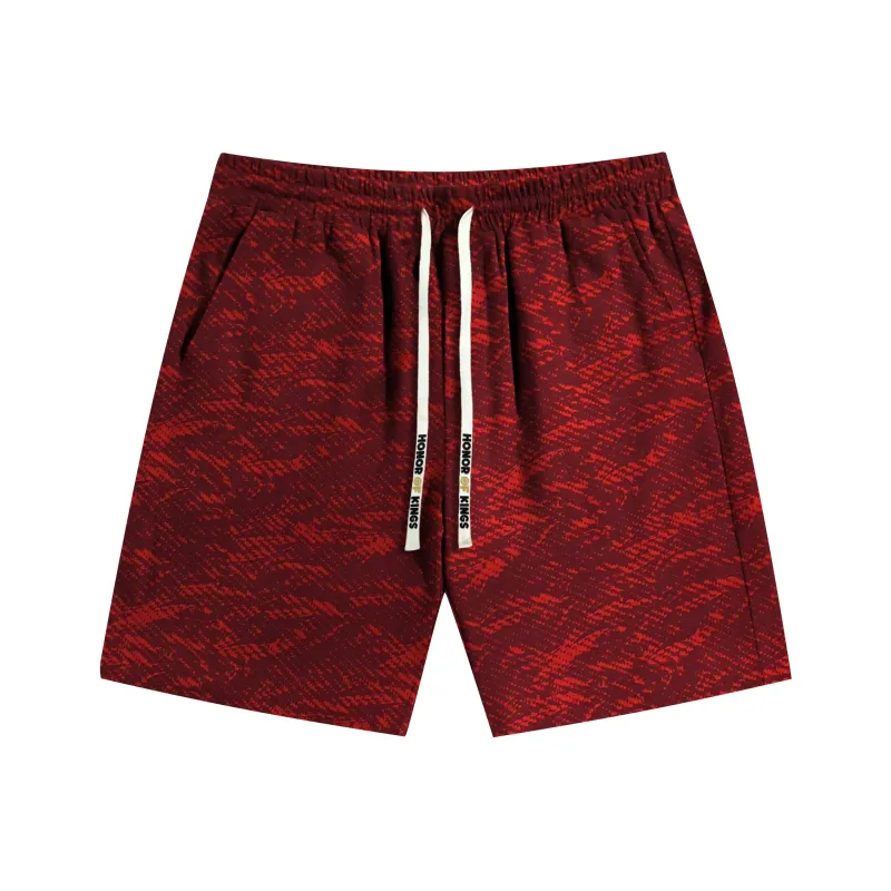 HONOR OF KINGS Casual Shorts Unisex Red-0