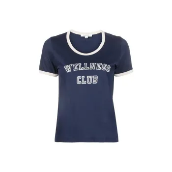 SPORTY & RICH Wellness Club Motif print T shirt