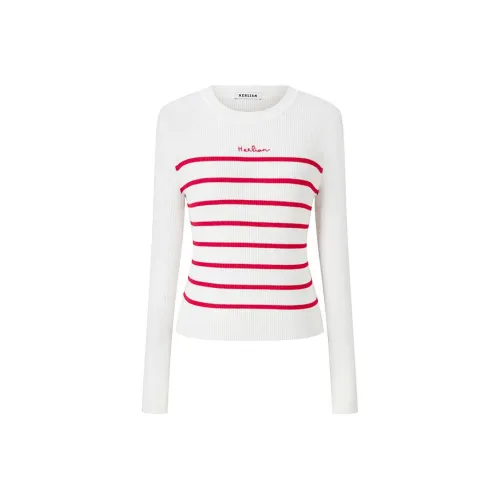 HERLIAN Sweater Women's Pink/White Combination