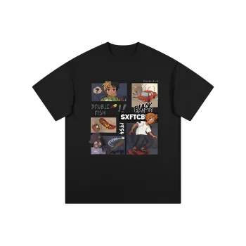 DOUBLEFISH Short Sleeved T Shirts Unisex