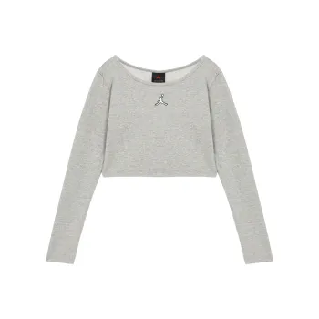 JORDAN T Shirts Women's Gray