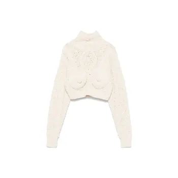 Jean Paul Gaultier Madonna Knitted Breast Sweater 'Cream'