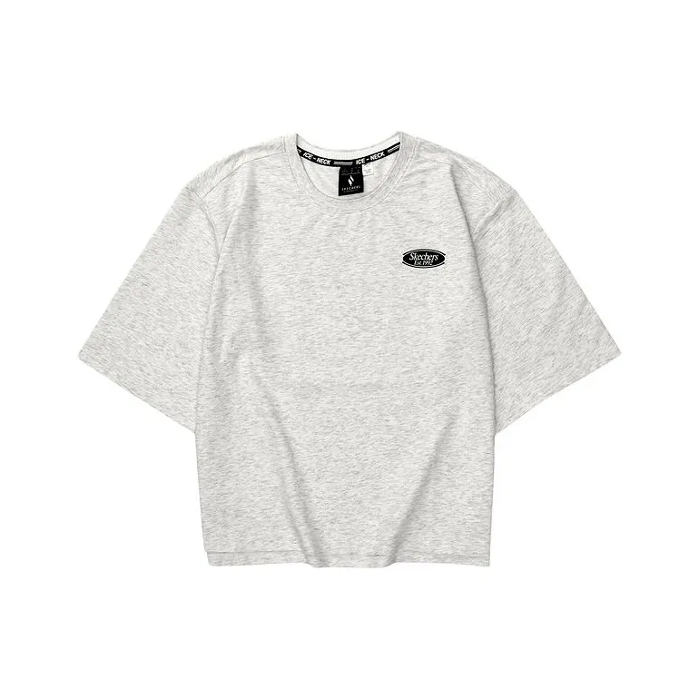 Skechers T Shirt Women's Light Heather Gray-0