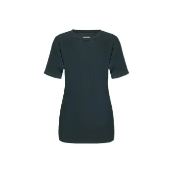 Maison Margiela Crewneck Ribbed T Shirt