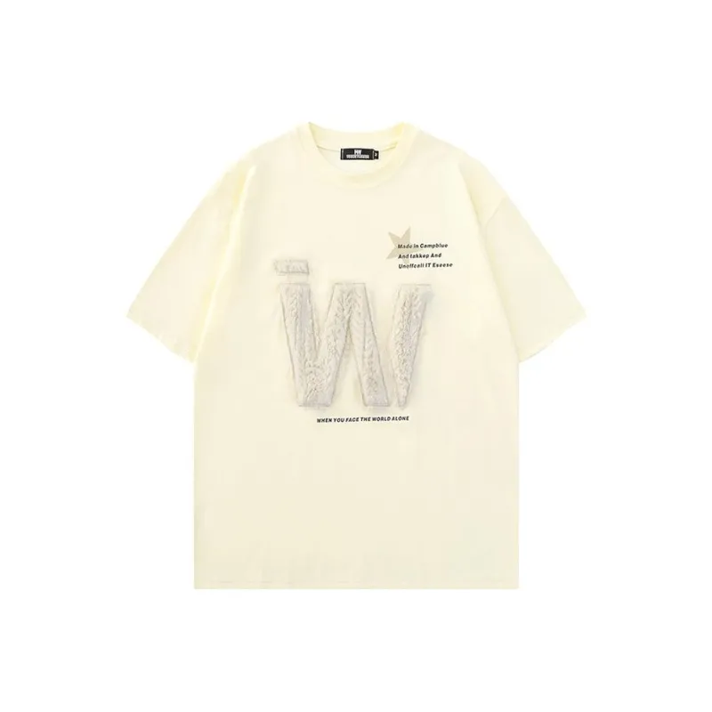ZWMH Drop Shoulder Sleeve T Shirt Unisex-2