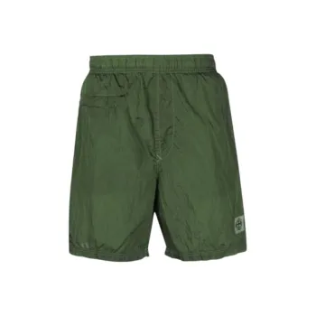 STONE ISLAND Casual Shorts Men's Green