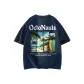Navy Blue-White
