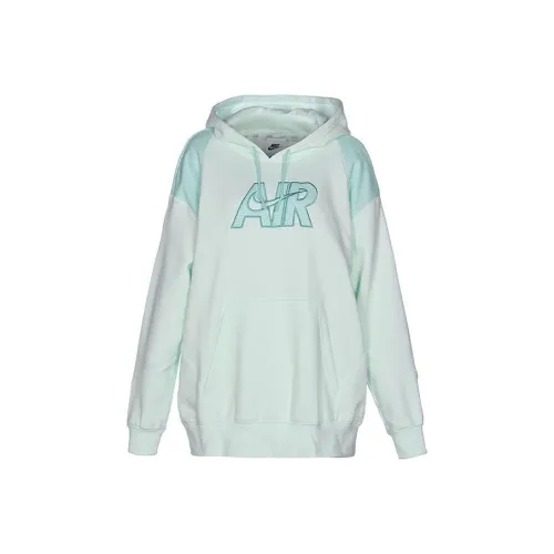 Nike Air Sportswear Knit Hooded pullover Hoody Sweatshirt Green