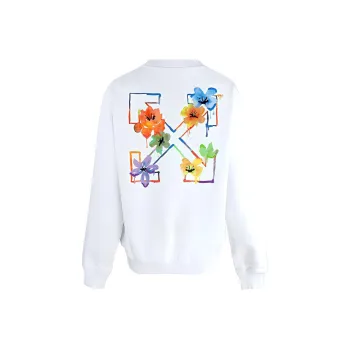 OFF WHITE Floral Arrows print Sweatshirt