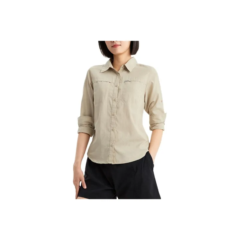 Columbia Shirts Women's Khaki-0