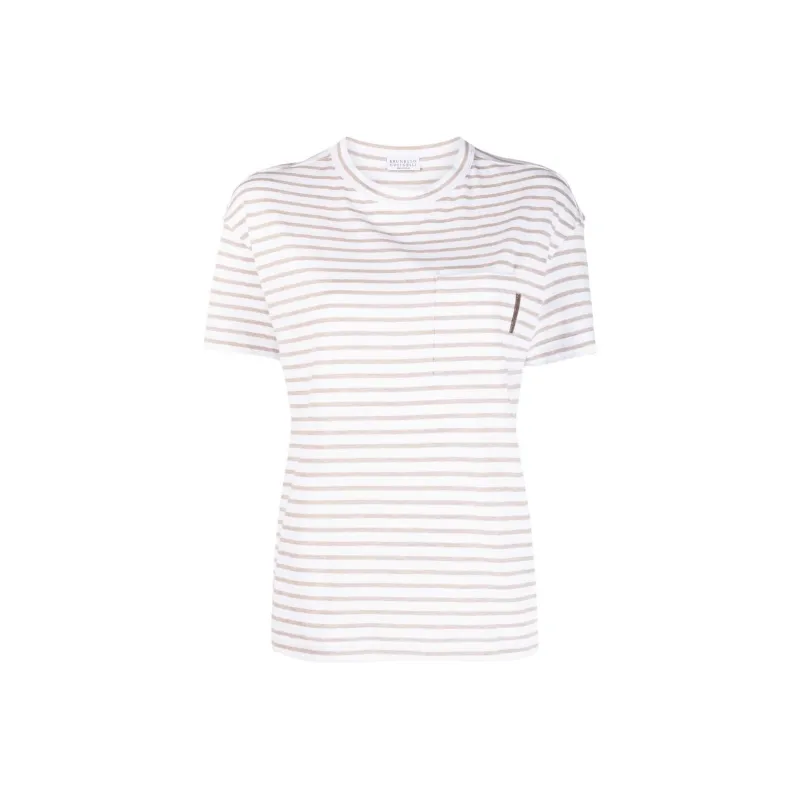 Brunello Cucinelli T Shirts Women's White-0