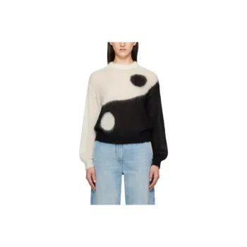 MOSCHINO Sweater Women's Black White
