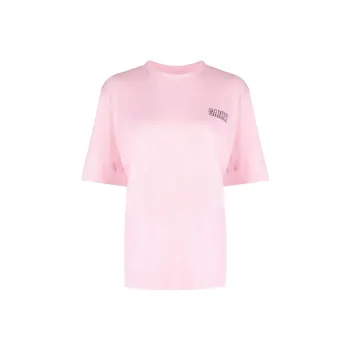 GANNI T-Shirts Women's Pink