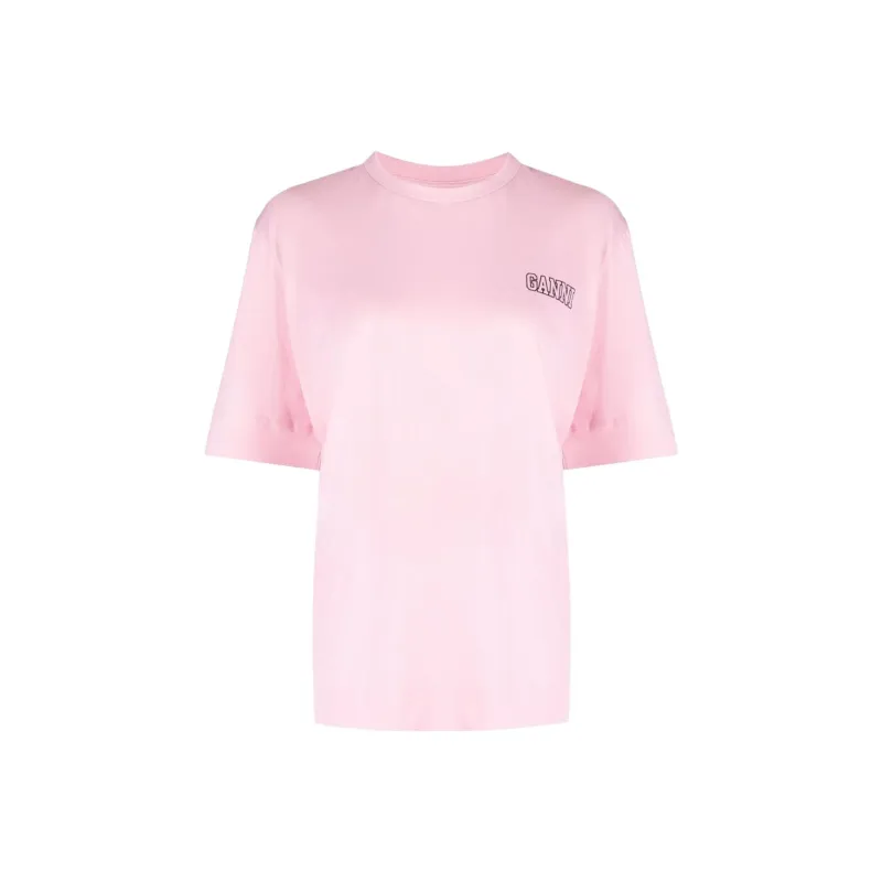 GANNI T-Shirts Women's Pink-0
