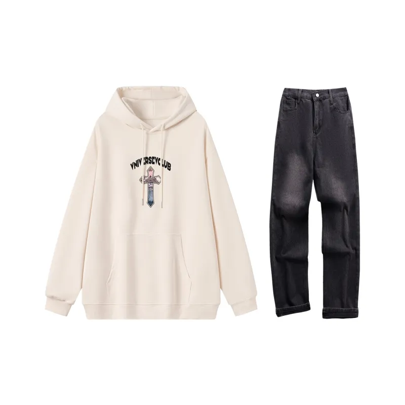 VniVerseVClub Sweatshirt Set Unisex-20