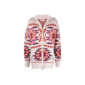 ISABEL MARANT SS22 Loose Fit Knitwear Women's Light Pink