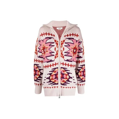 ISABEL MARANT SS22 Loose Fit Knitwear Women's Light Pink