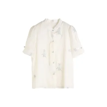 Hang Yi Court Shirt Women's Ecru