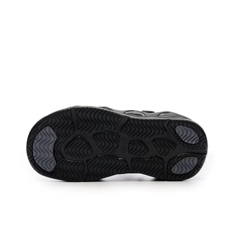 LAZY BONS Beach Sandals Men Black/Blue-6