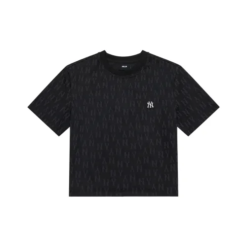 MLB MONOGRAM Collection New York Yankees Regular T Shirt Women's Black