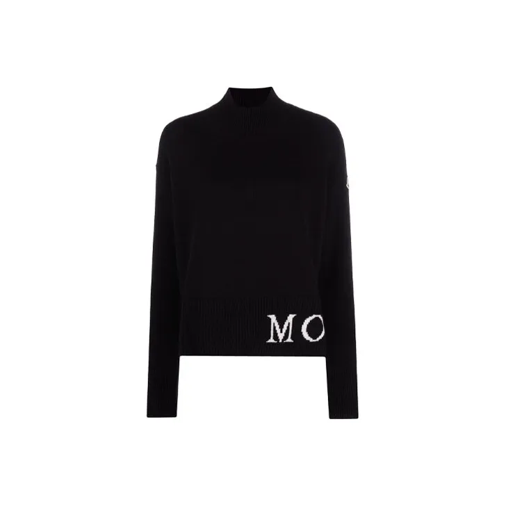 Moncler Cashmere Sweaters Women's Black-0