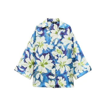 ZARA Shirts Women's Blue