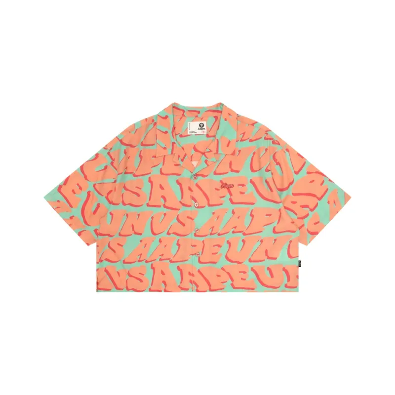 Aape By *A Bathing APE® Logo print Button up Shirt-0