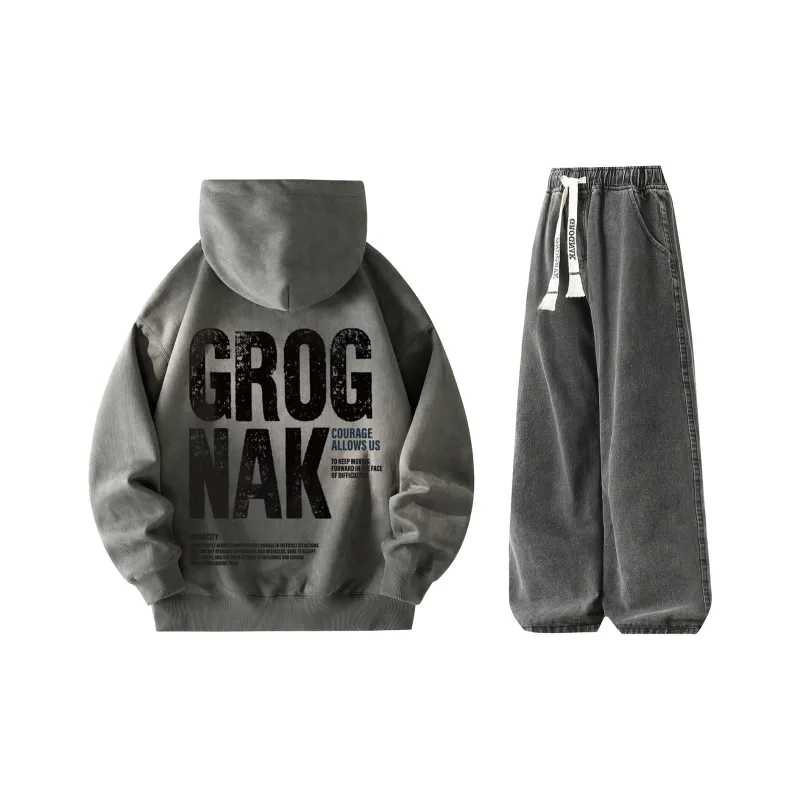 GROGNAK Sweatshirt Sets Unisex-43
