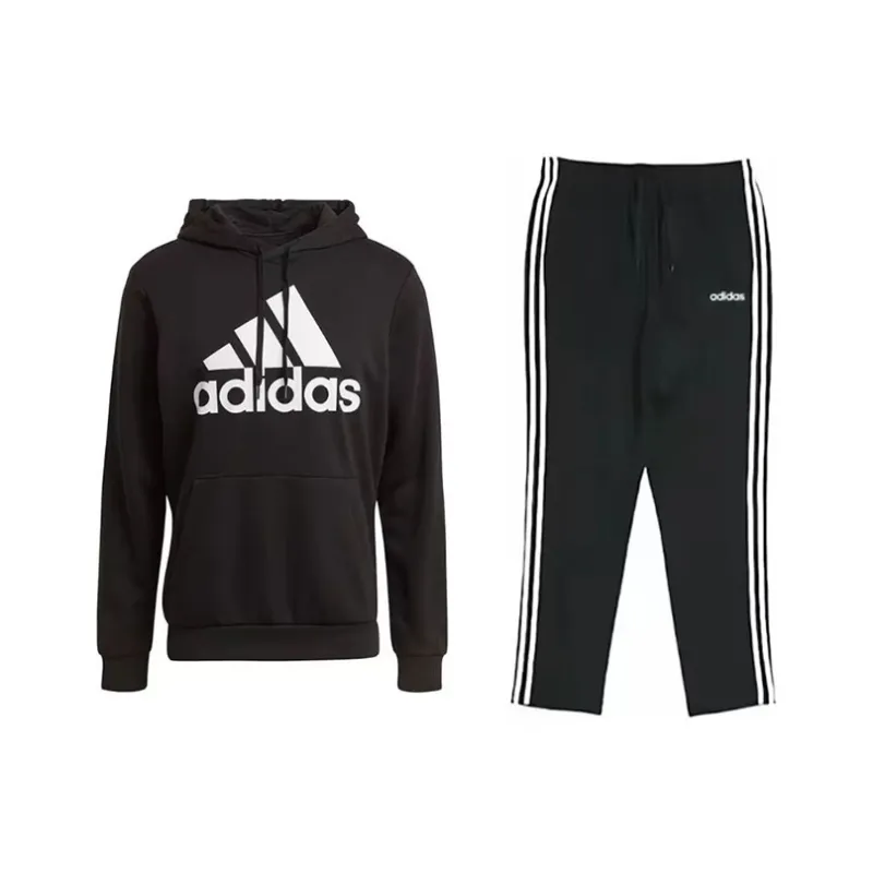Adidas Sweatshirt Set Men's Black-0