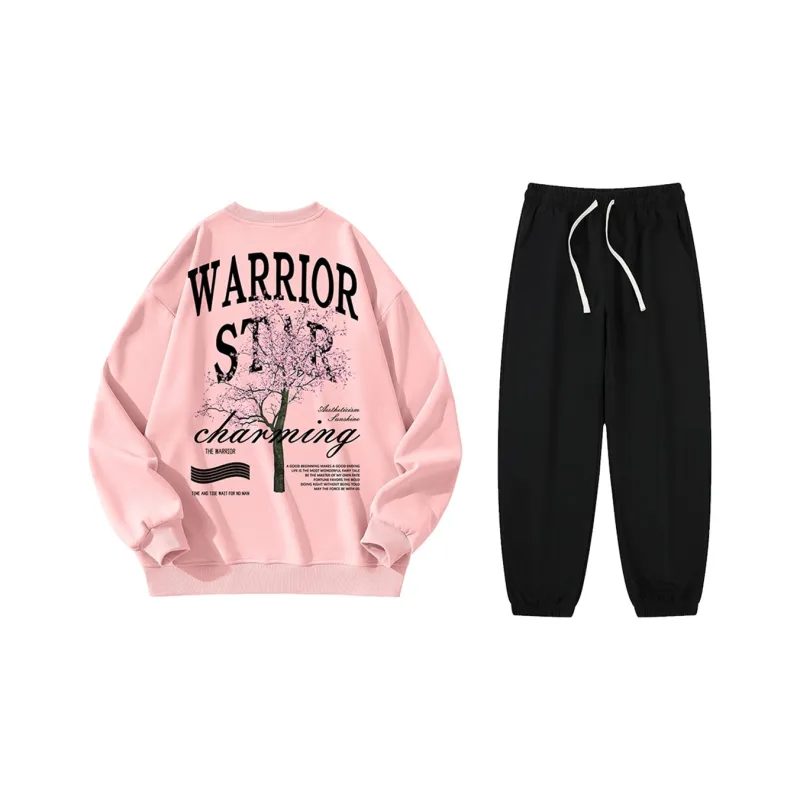 WARRIOR Sweatshirt Sets Unisex-4