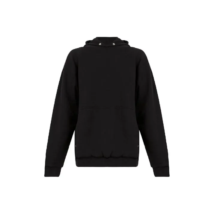 Balenciaga I Love Techno Hooded Sweatshirt 'Black'-0