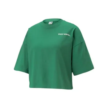PUMA T-Shirts Women's Dark Green