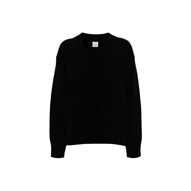 TOTEME V Neck Knit Sweater-0